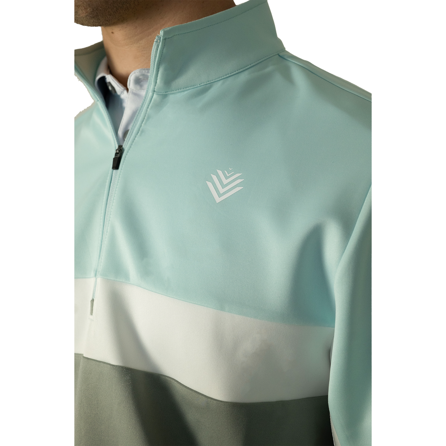 Blue Whisper Signature Quarter Zip