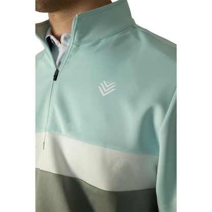 Blue Whisper Signature Quarter Zip